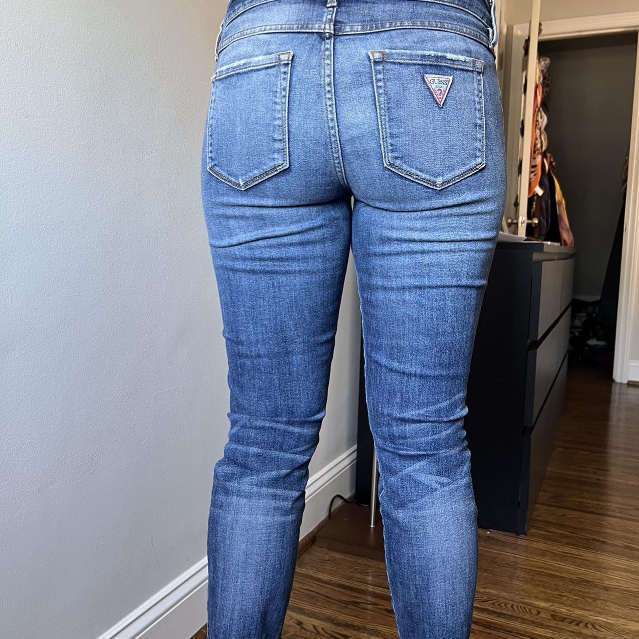 Skinny Jeans Jeans Dama Guess Low Waste, Capri, Skinny Jeans By They