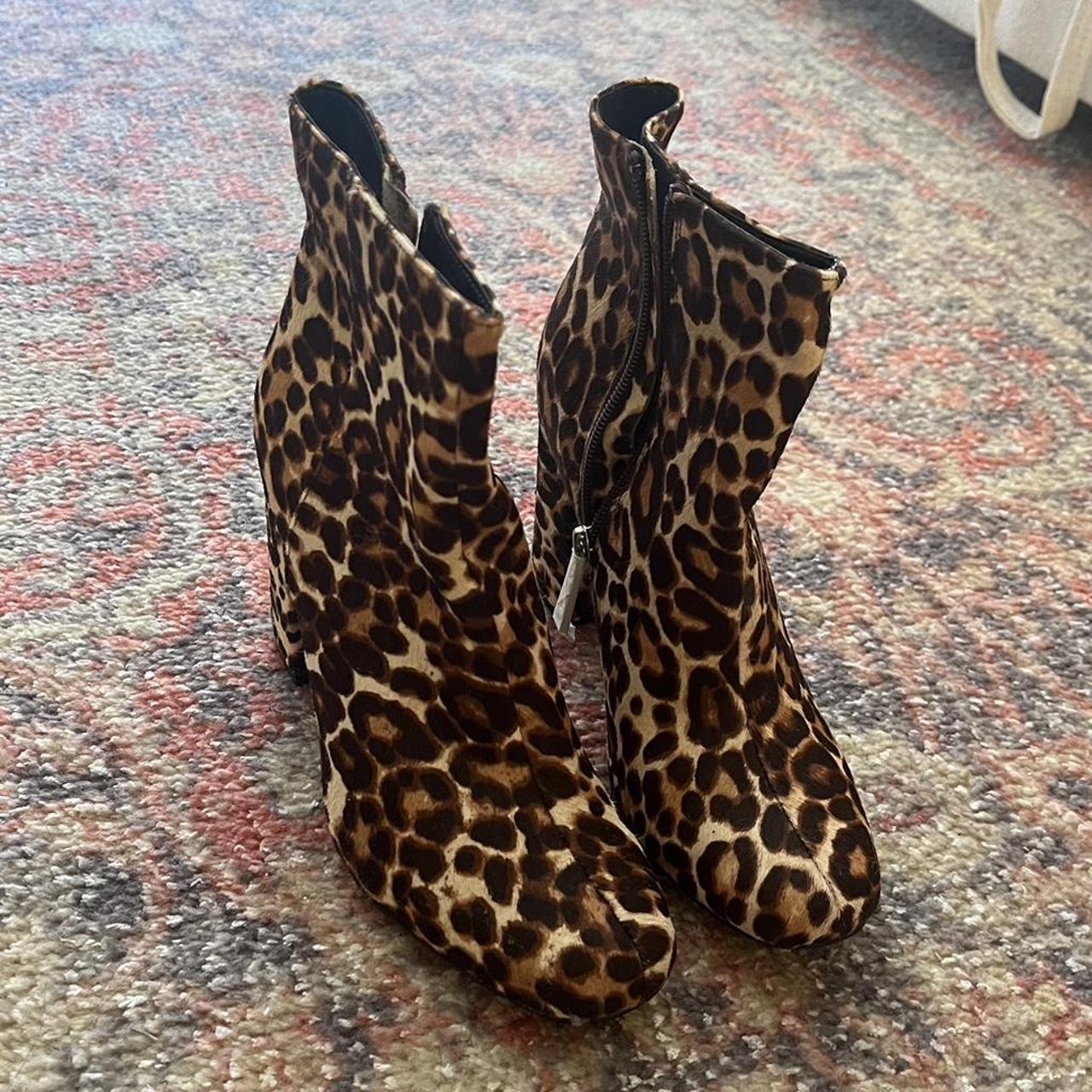 Charles david sale leopard booties