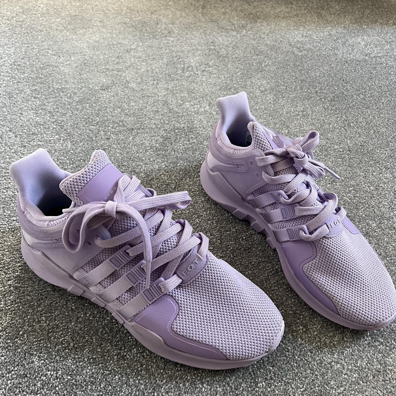 Adidas originals eqt support adv trainer in on sale lilac