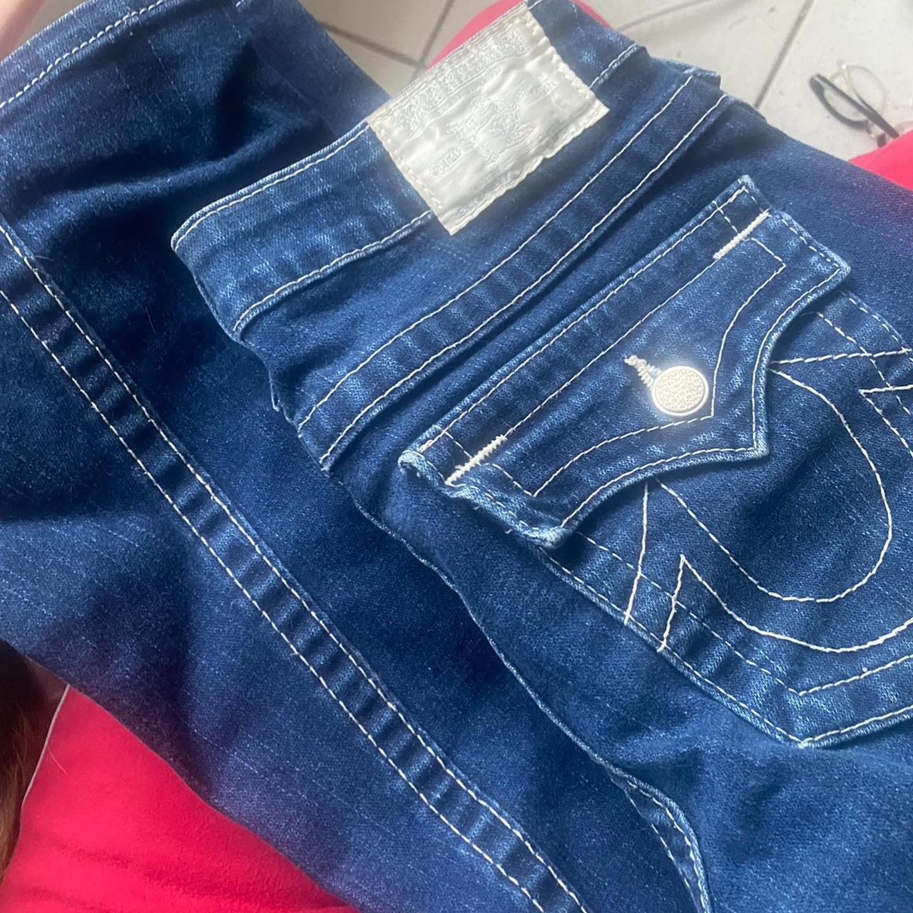 rare true religion bootcut jeans size 27 - Depop