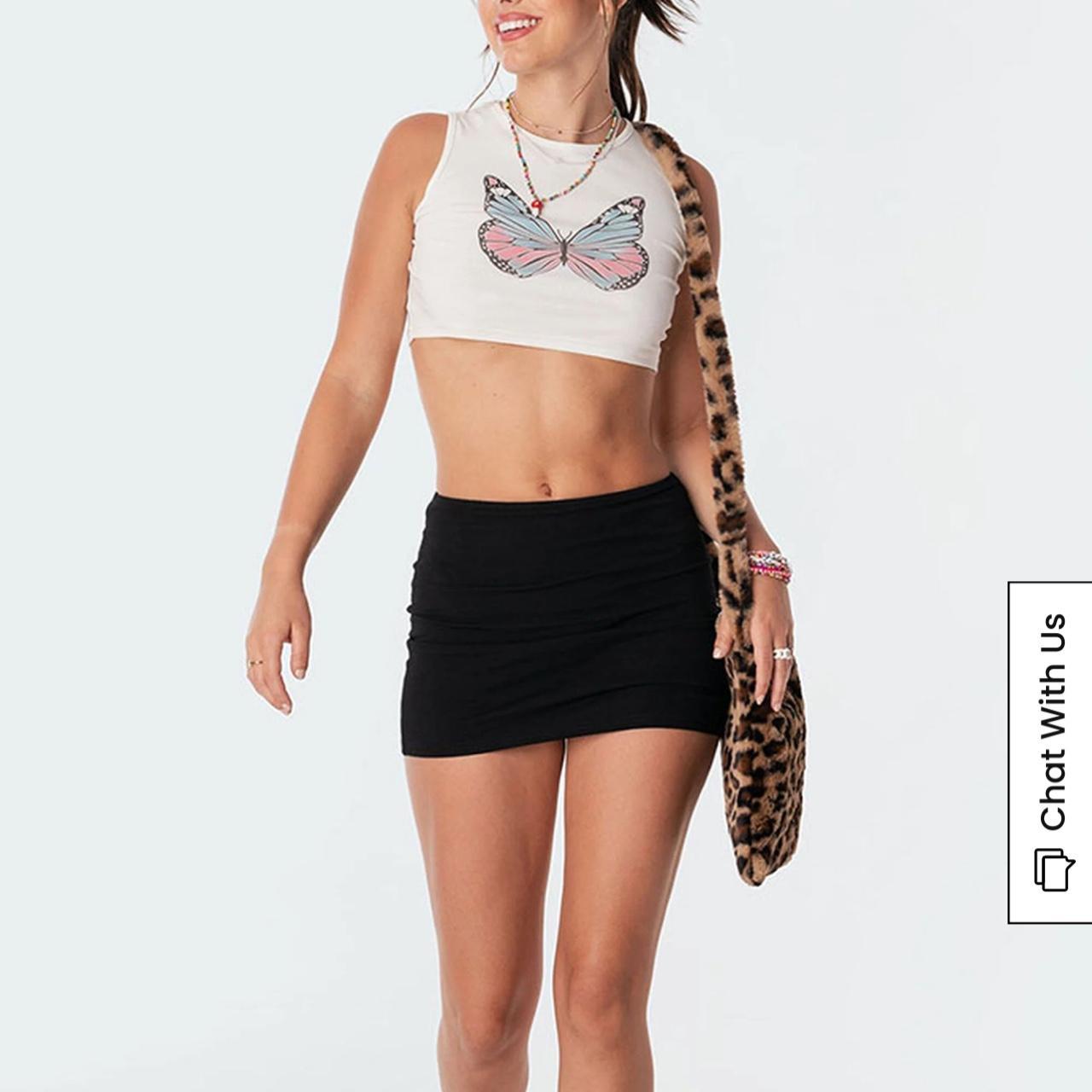 Edikted Women's Skirt - Black/White - S – Edikted… - image 1