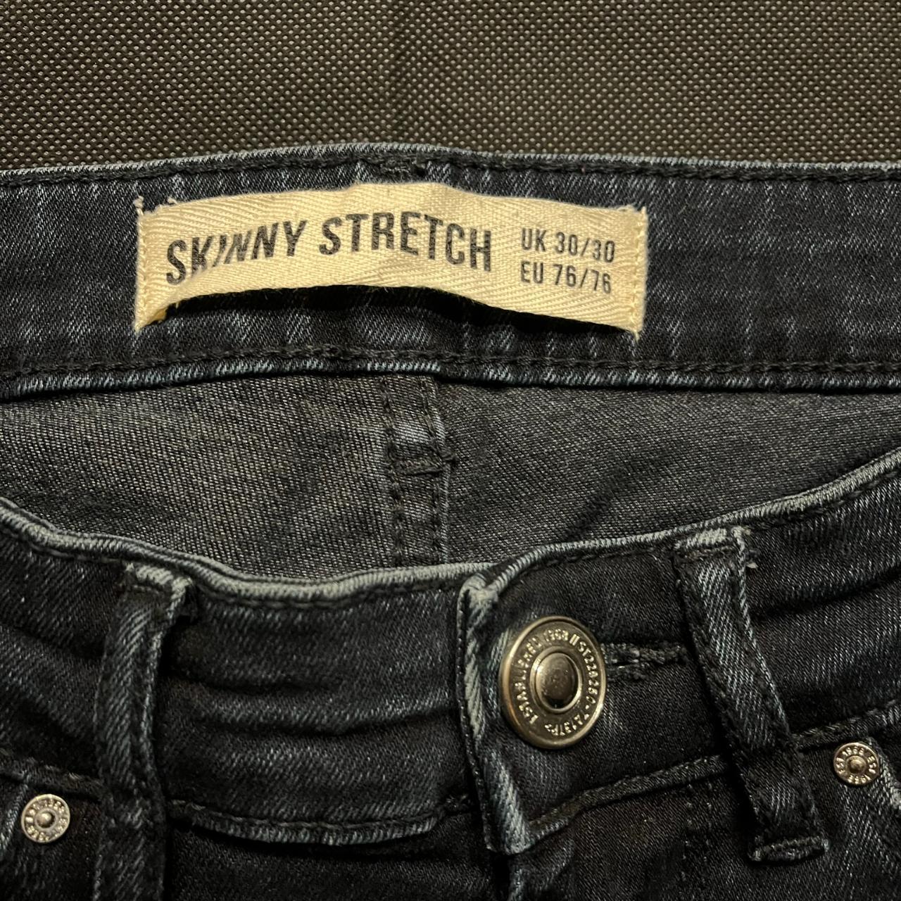 Men's Stretch Skinny Jeans - 30/30 Blue stretch... - Depop