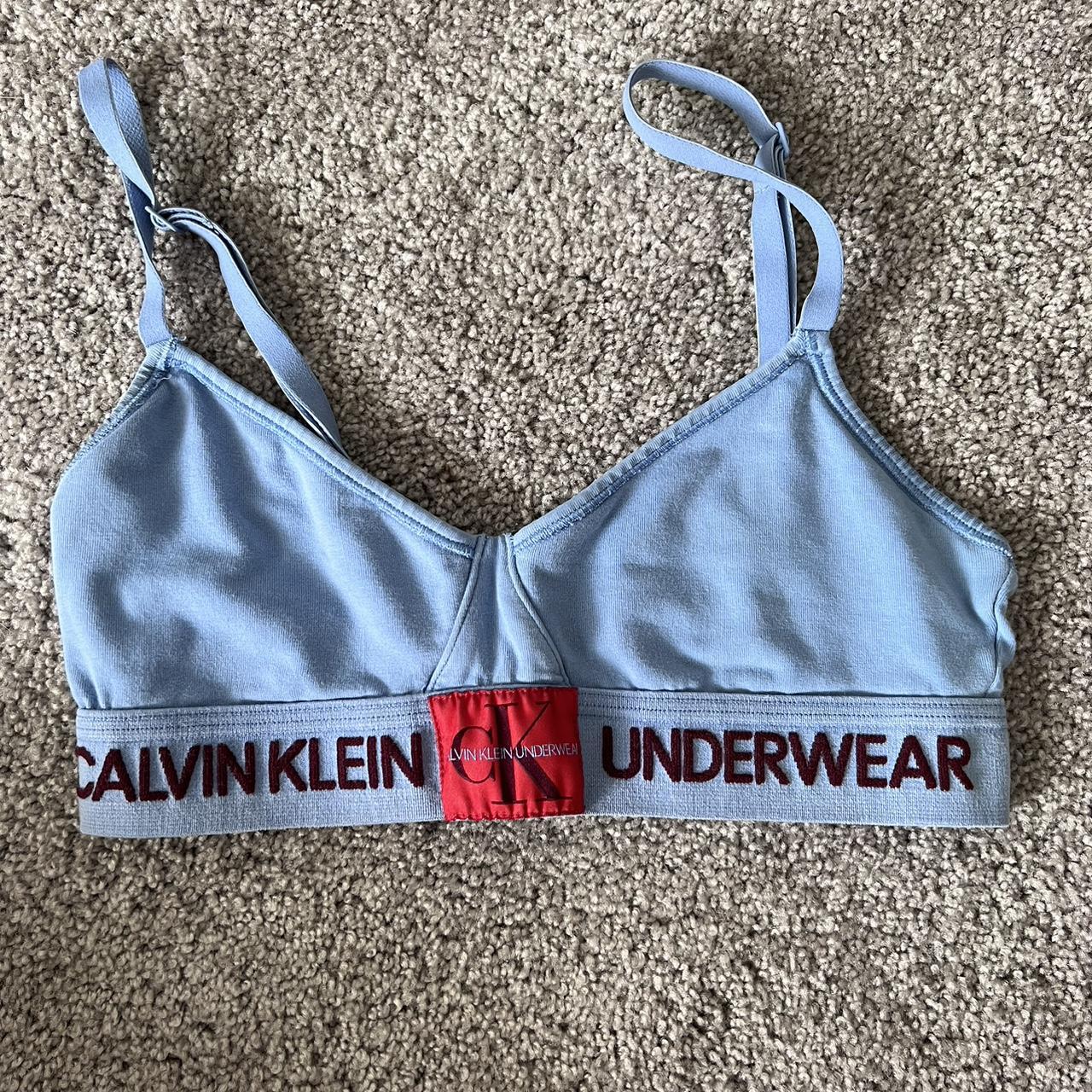 Calvin Klein lounge bra worn a lot but still in... Depop