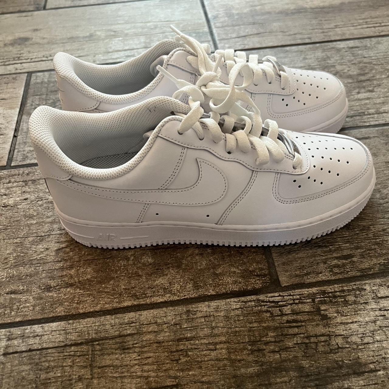 White Air Force 1 (never worn) sz9 No box - Depop