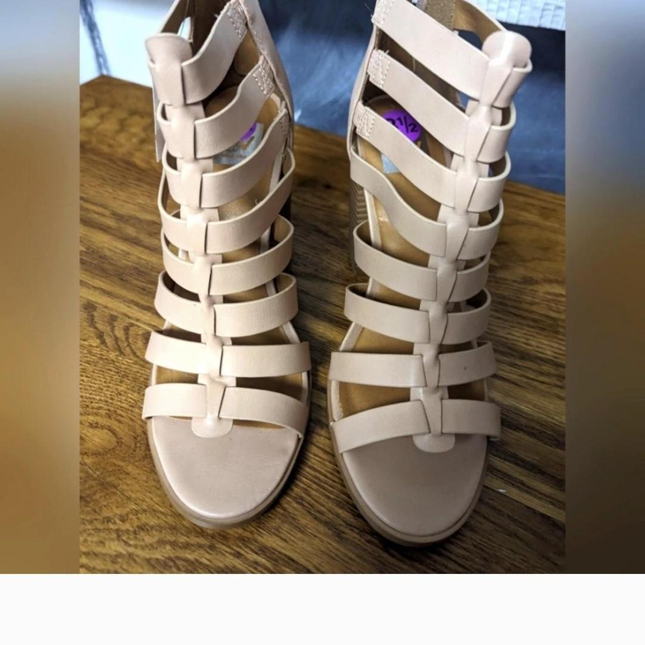 Brand New Dolce Vita Peep Toe Gladiator Heeled Sandal Depop 8843