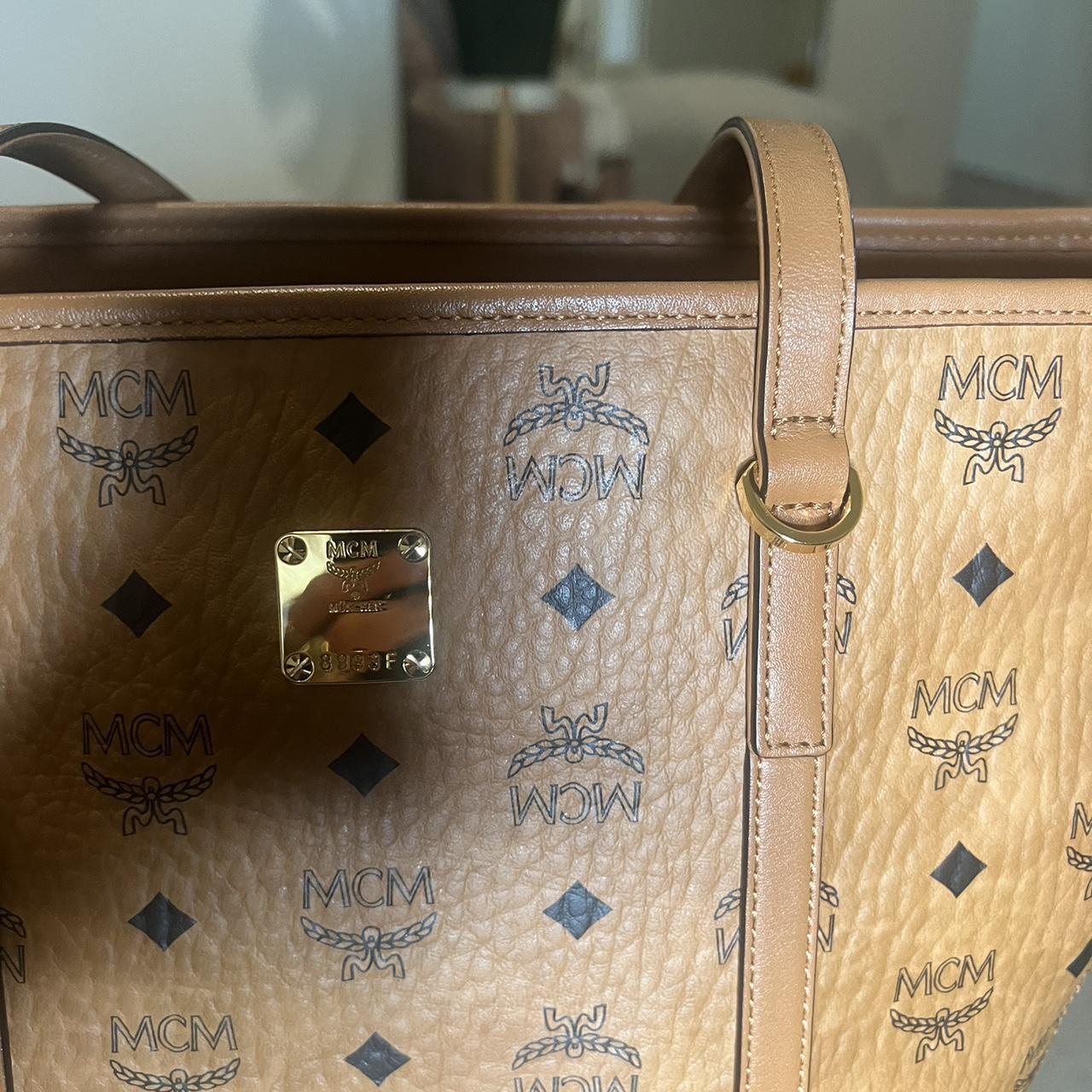 Mcm shop bag tan