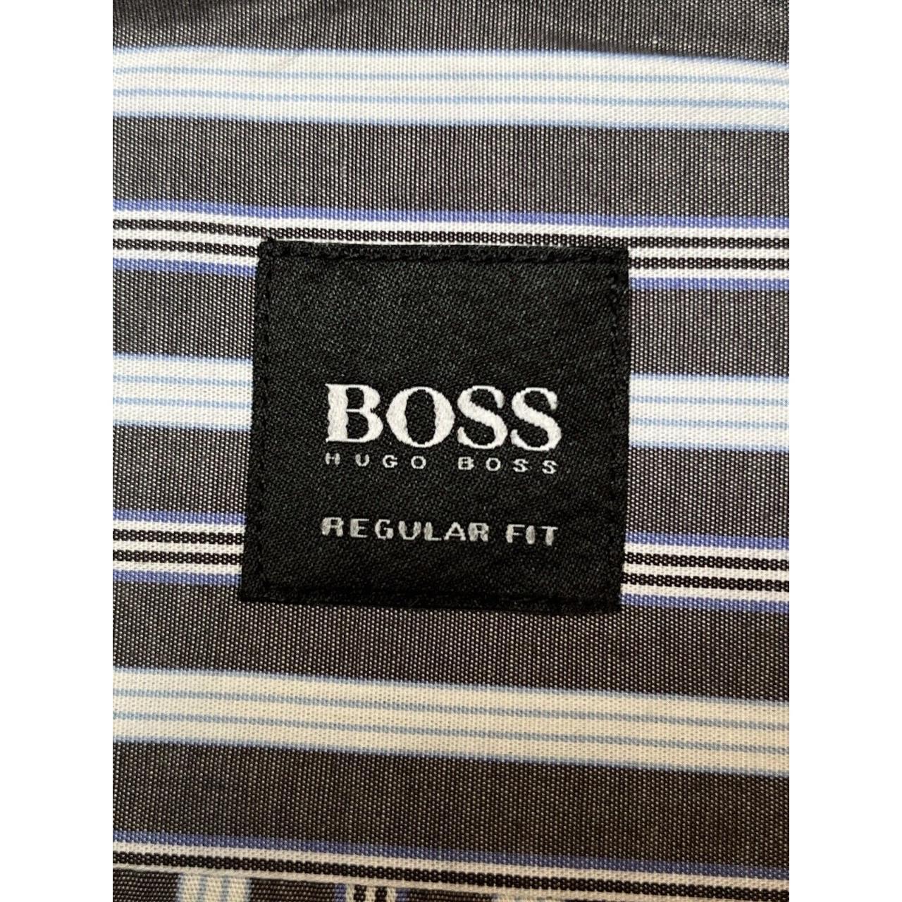 Hugo Boss Men’s Large Regular Long Slve Collared... - Depop