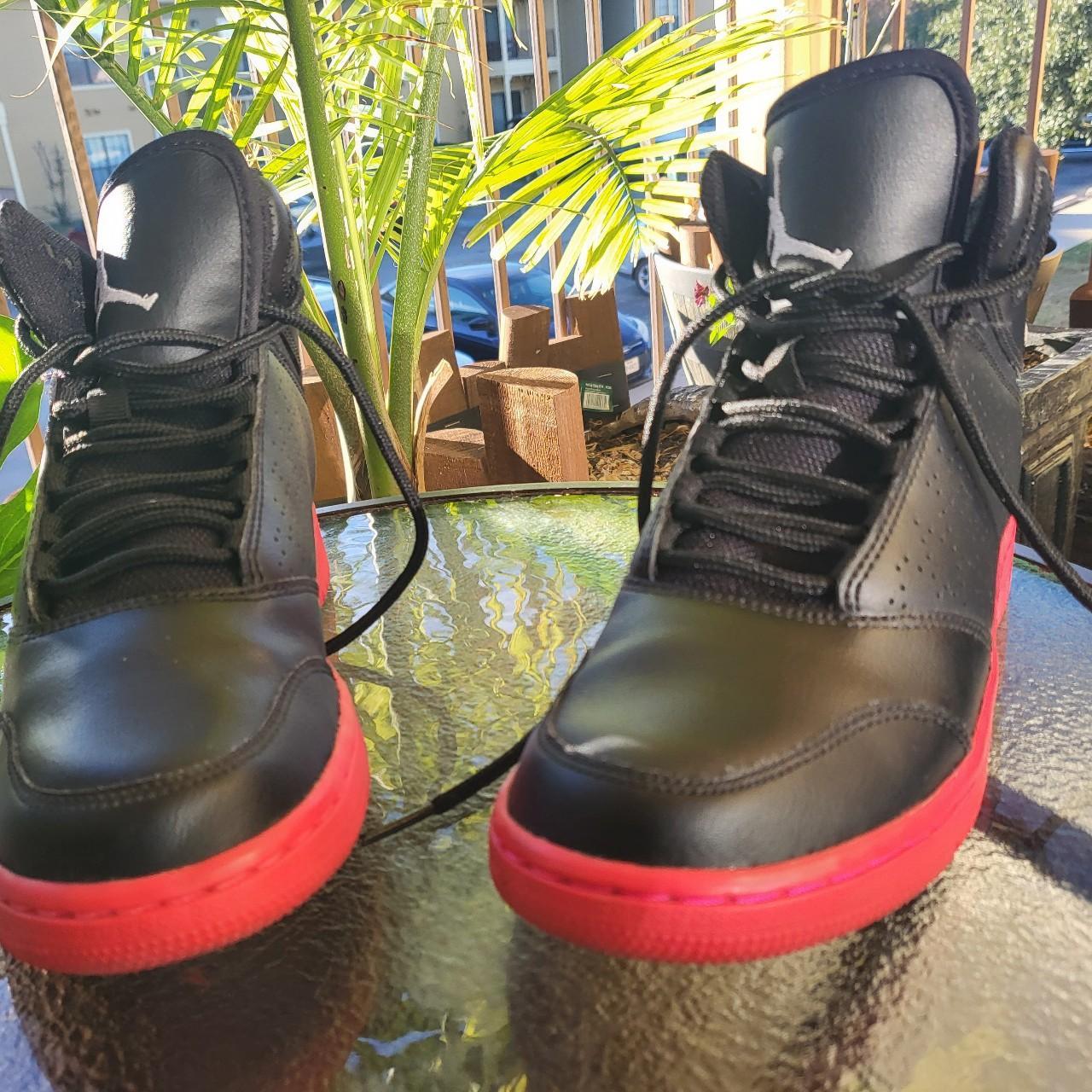 Nike Air Jordan Flight PREMIUM red and black Depop