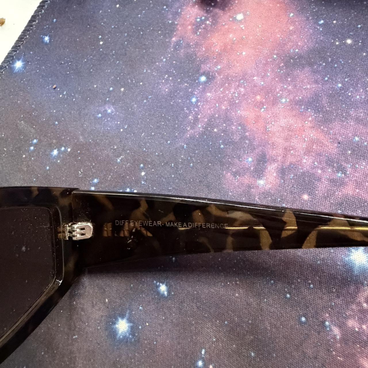 DIFF Women's Sunglasses - Brown/Black – Diff Kai … - image 3