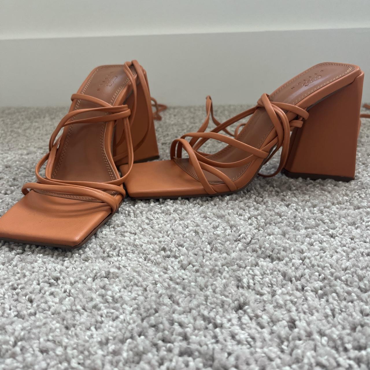 Paula Leather Chunky Strappy Sandals - Women from Yumi UK