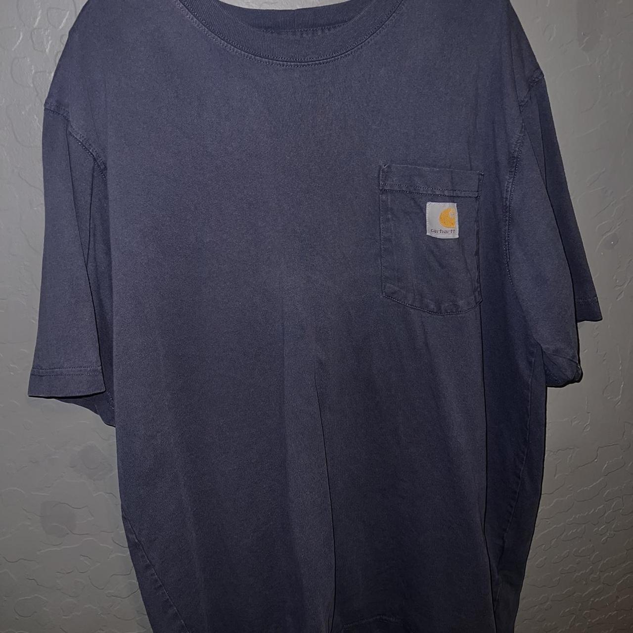 Carthart carpenter shirt Large loose fit, worn a few... - Depop
