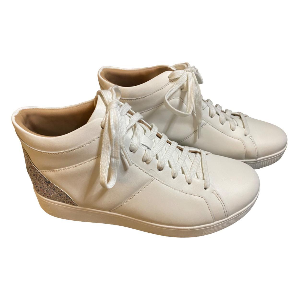 FitFlop F-Mode Leather/Suede Flatform Sneaker - 20865375 | HSN