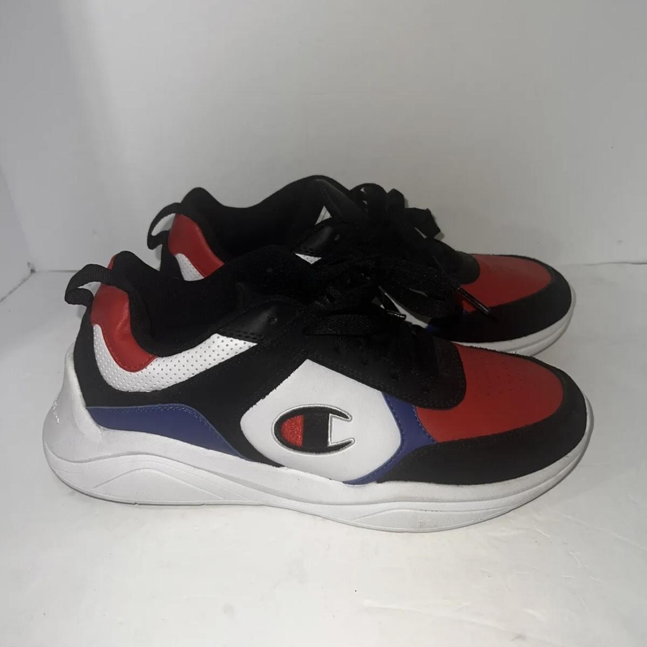Champion Men's Hyper Future Hi Casual Sneakers From Finish Line In Black/red  Knit | ModeSens