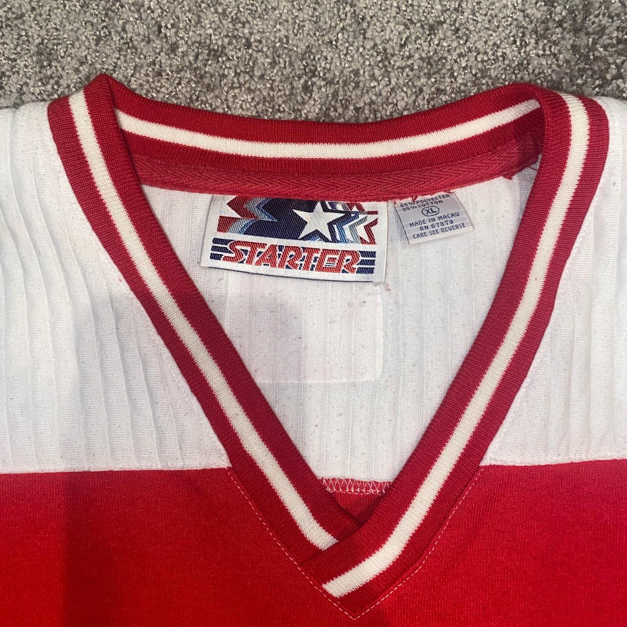 Vintage Detroit Red Wings Starter t-shirt, I'm 99% - Depop