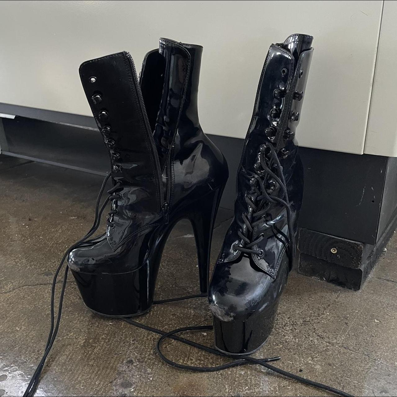 pleaser boots 8 inch