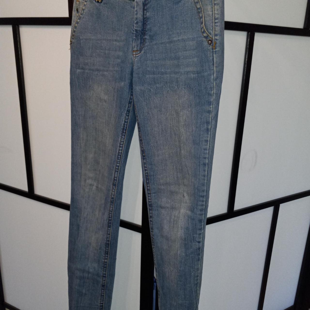 Vintage MNG JEANS Size: 4 High-Rise, tapered fit - Depop