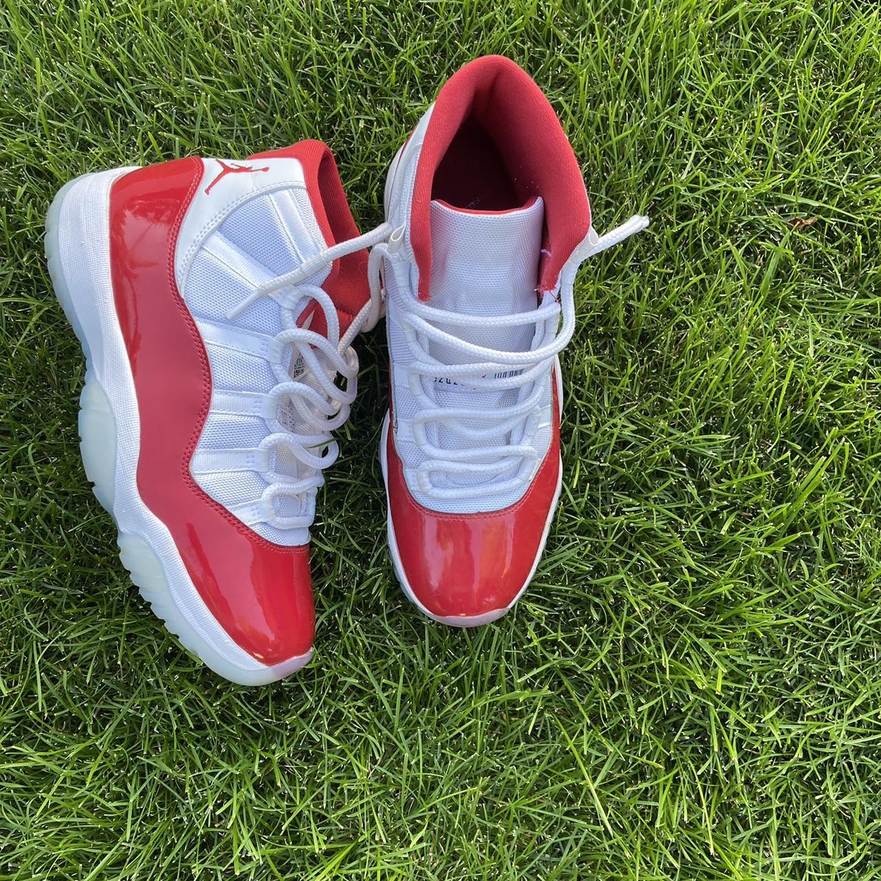 red and white jordan 11