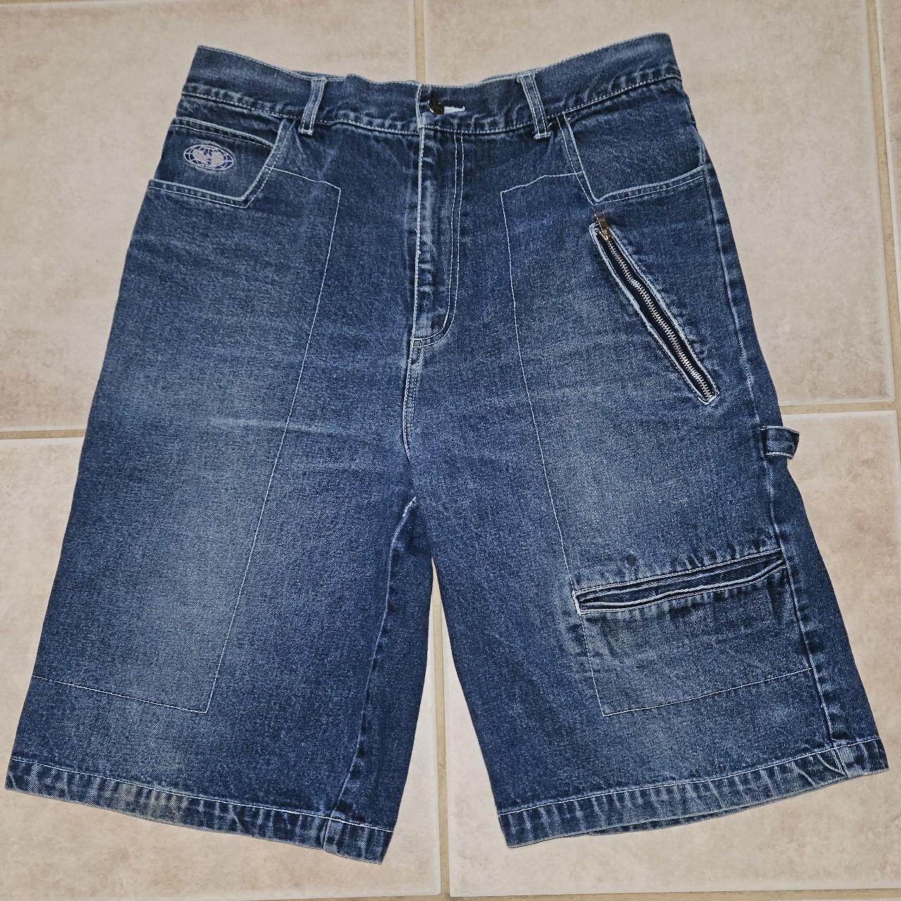 Wu-Wear Jean Shorts , JNCO Style 2YK (Size 36) | Depop