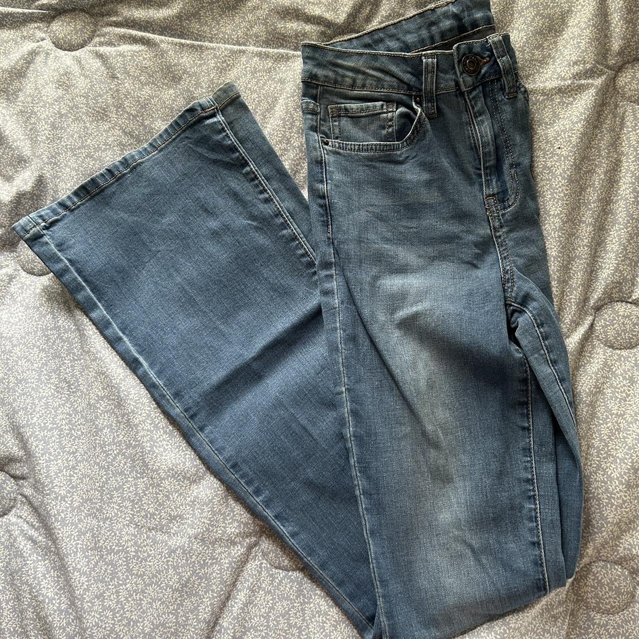 YMI bootcut jeans worn at the bottom Size 25”... - Depop