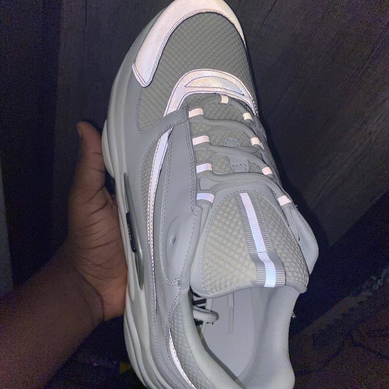 b22 sneaker blue calfskin with yellow and white technical mesh