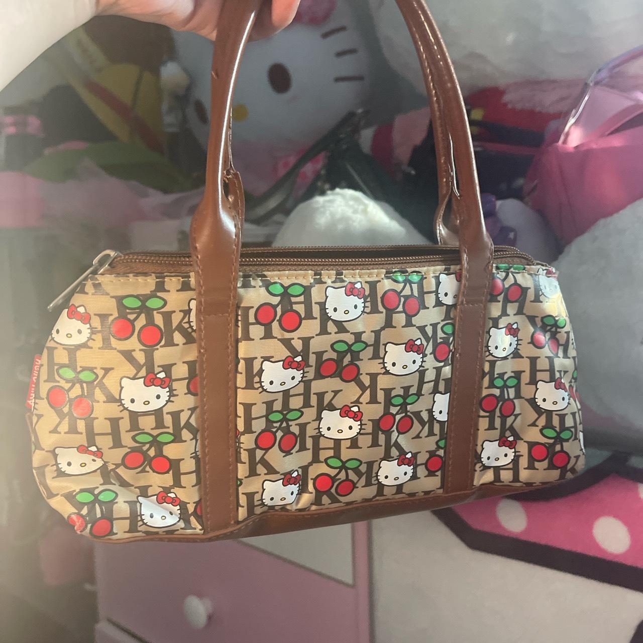 Hello Kitty monogram purse online with cherry