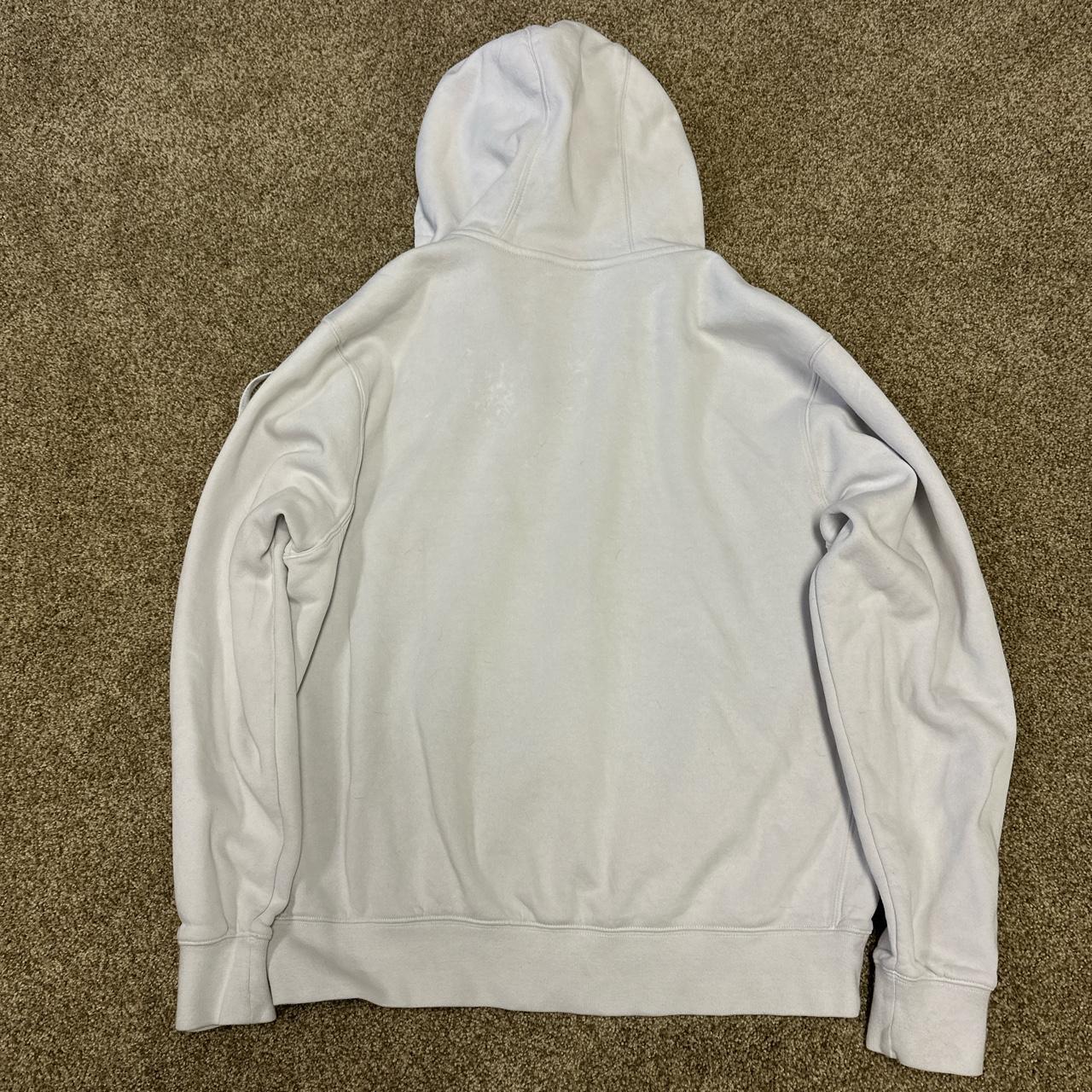 White Nike Zip Up Hoodie🔥 Like brand new size... - Depop