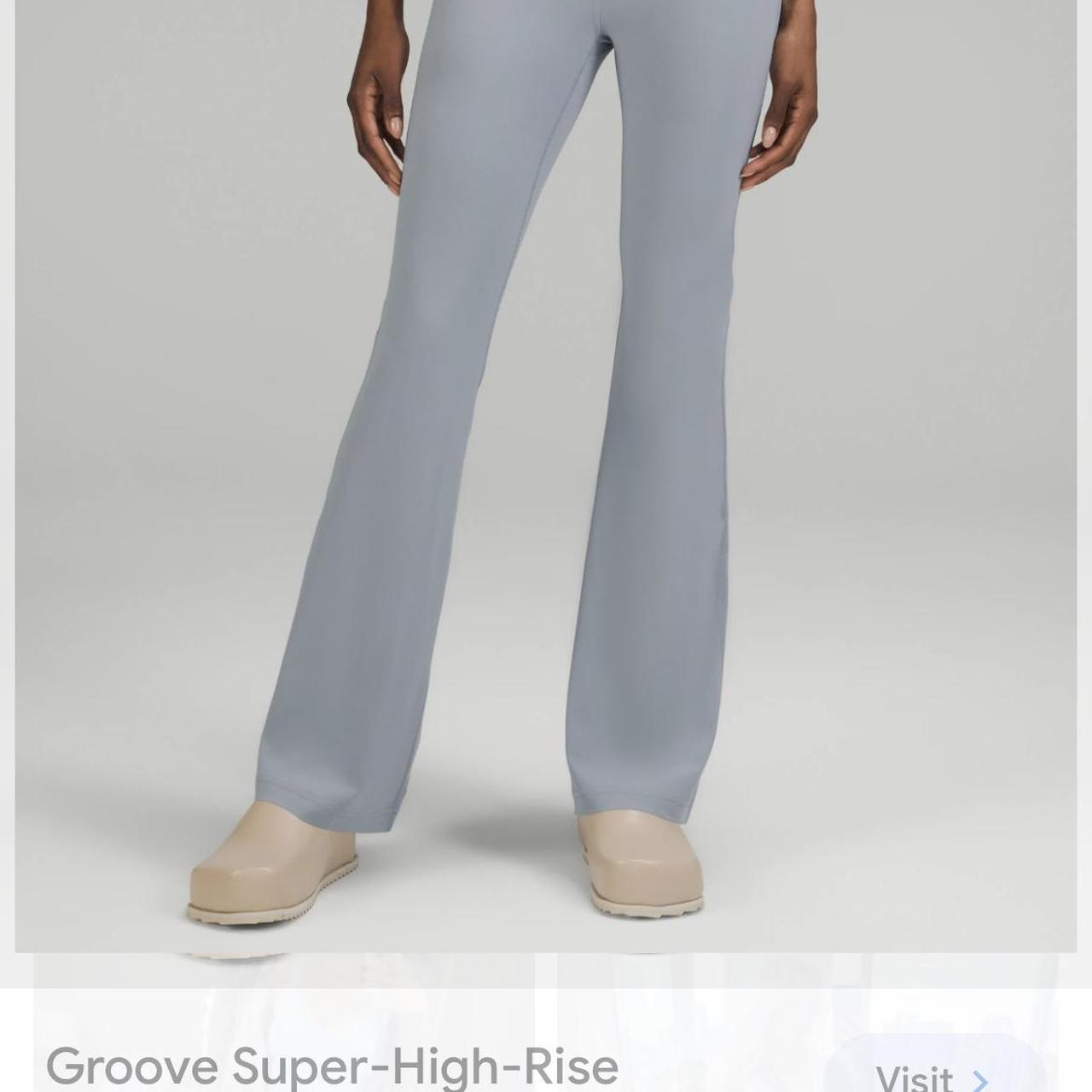 Groove super-high-rise flared pant nulu from - Depop