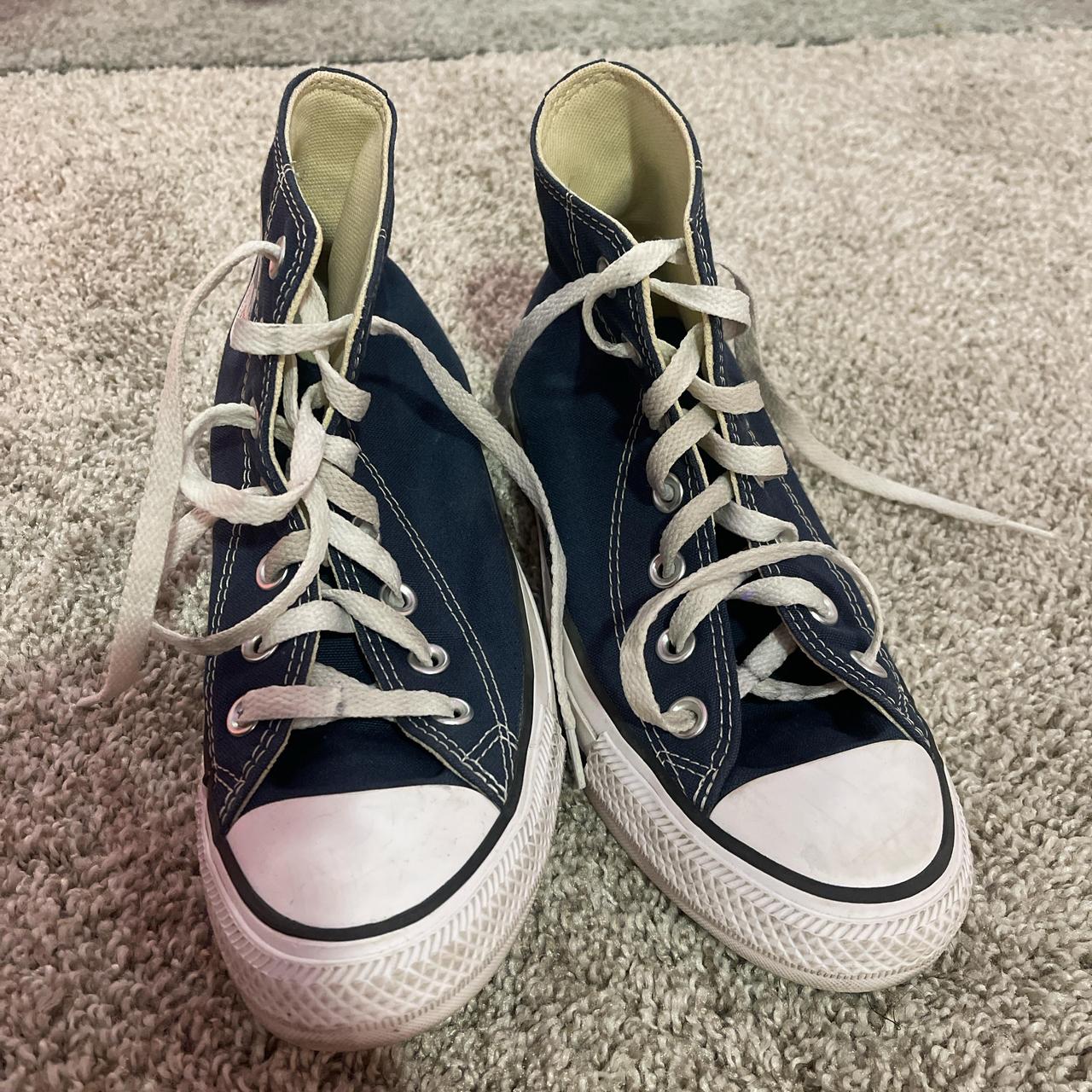 Navy converse size 5 best sale