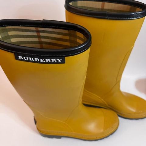 Burberry rain boots mens 2025 orange