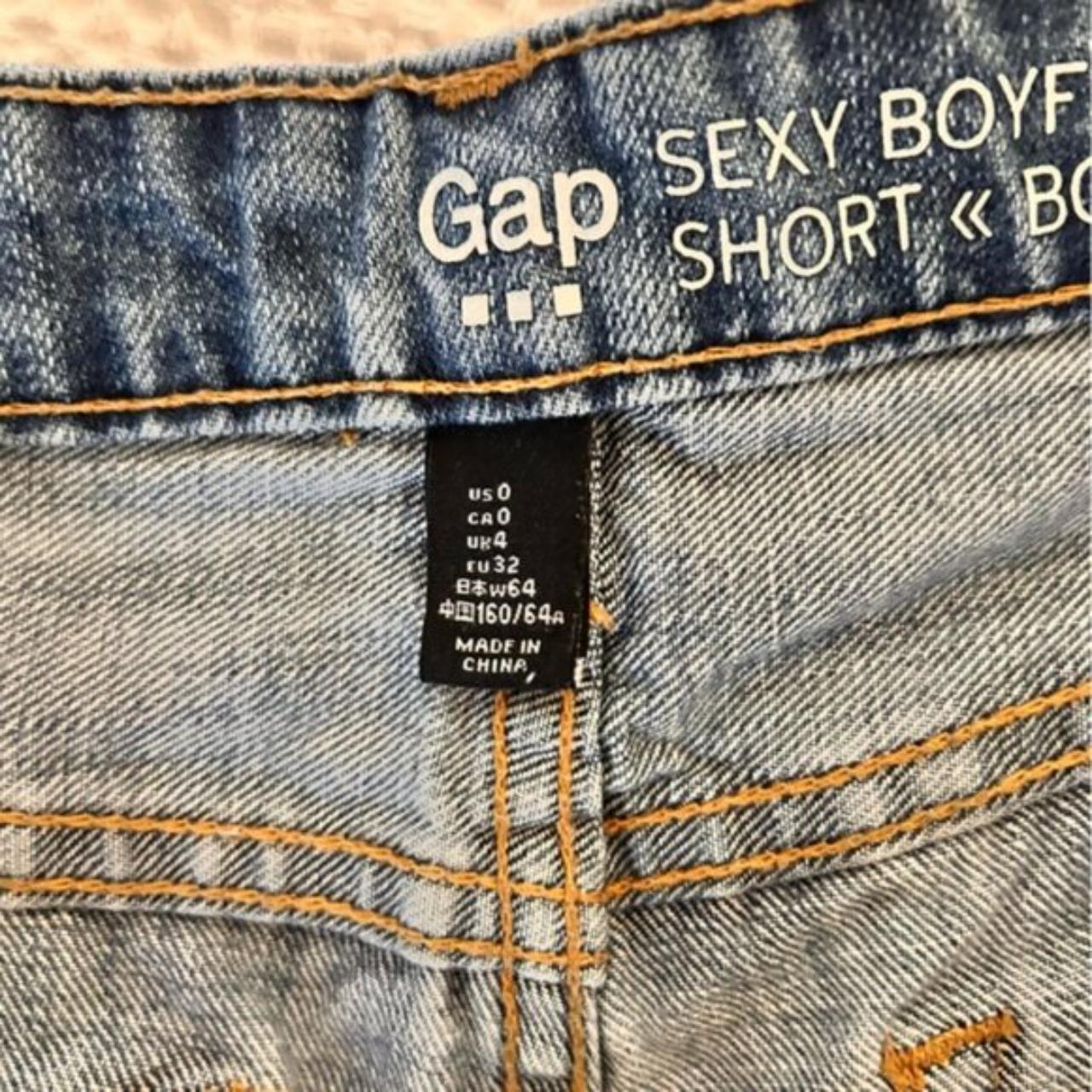 GAP Sexy Boyfriend Jean shorts size 0 Gap 1969 sexy | Depop