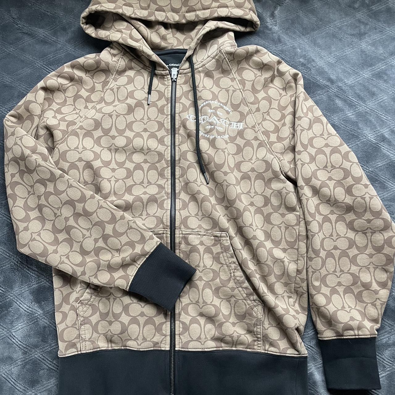 Womens Hoodie Coach Outlet Hoodie Coach Outlet All Over Signature