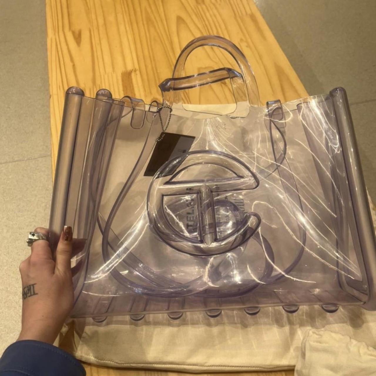 Brand New Telfar Global x Melissa Jelly Bag Clear... Depop