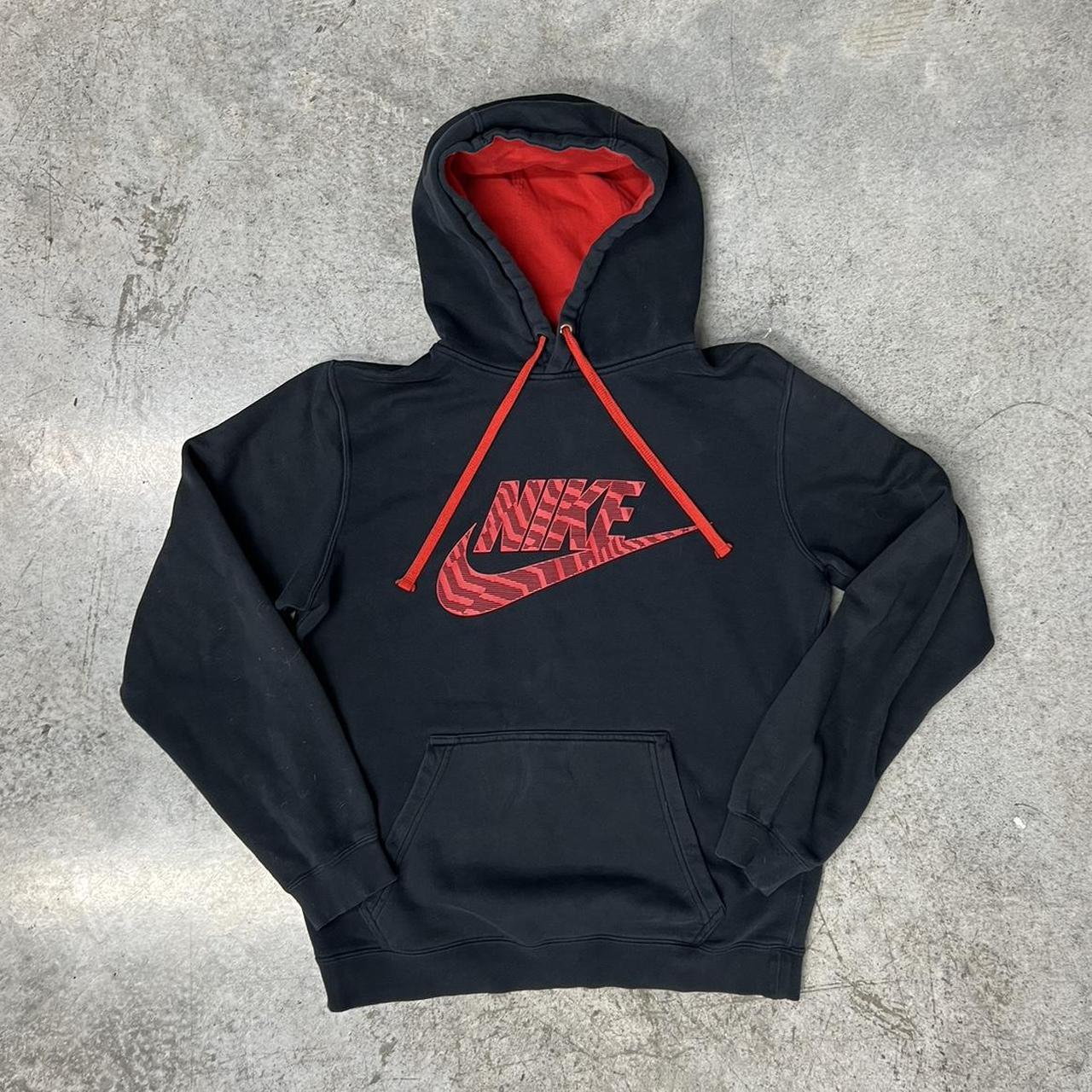 mens red nike pullover hoodie
