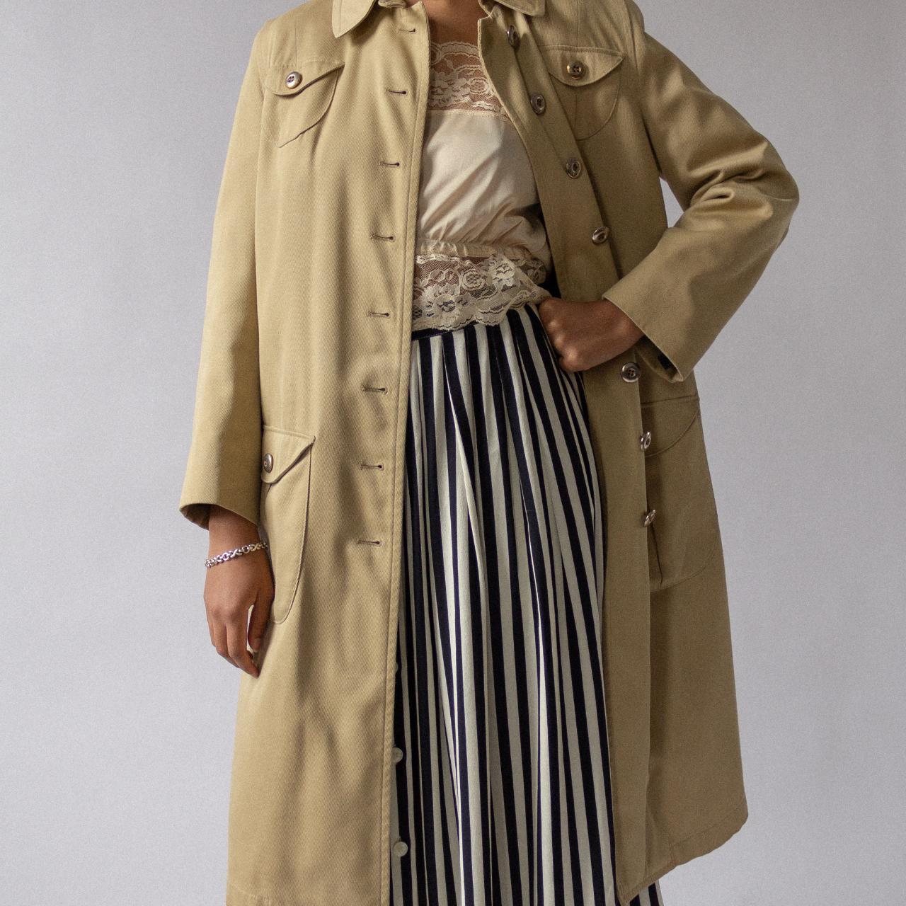 1960s era Misty Harbor canvas trench. Matching sash...