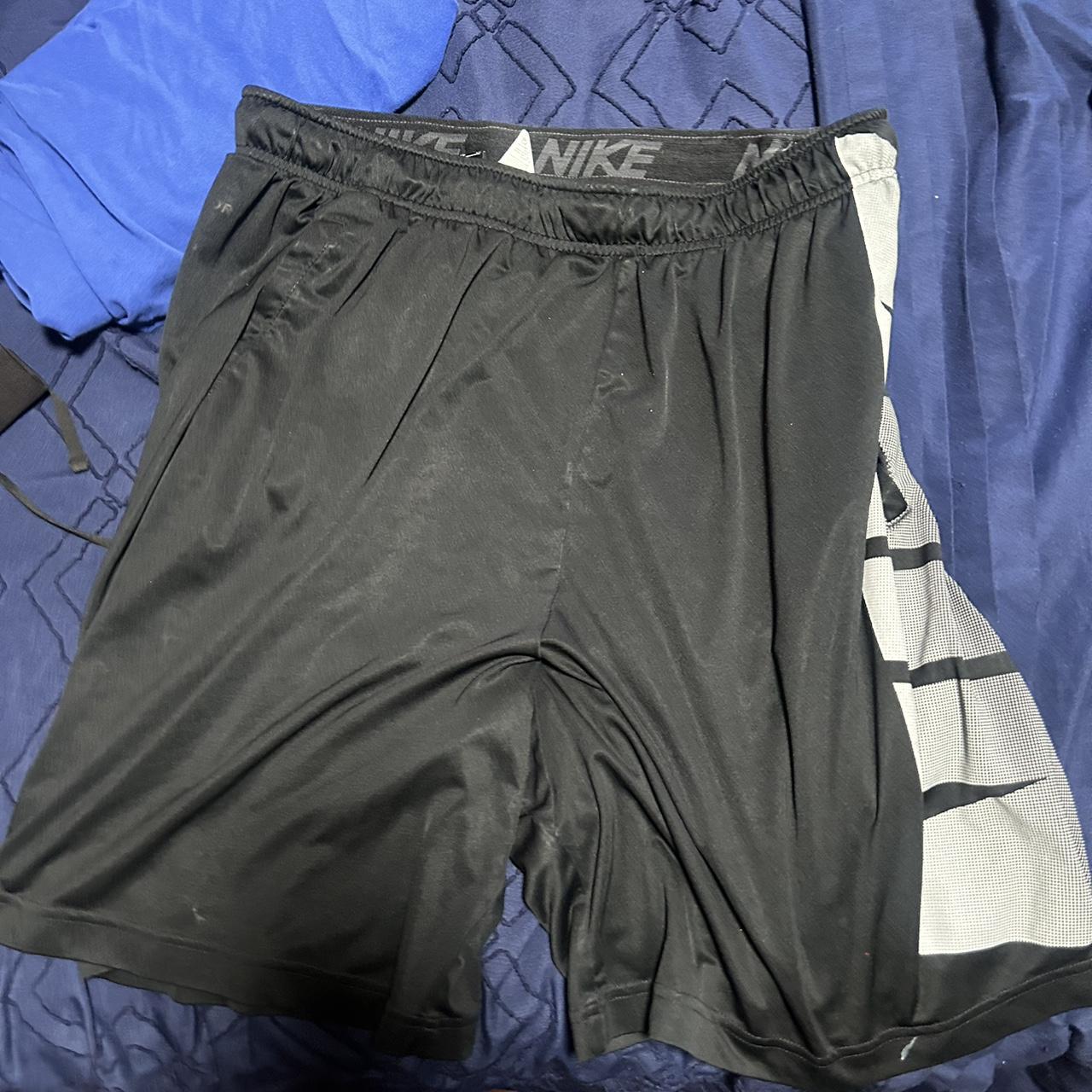 mens all black nike shorts