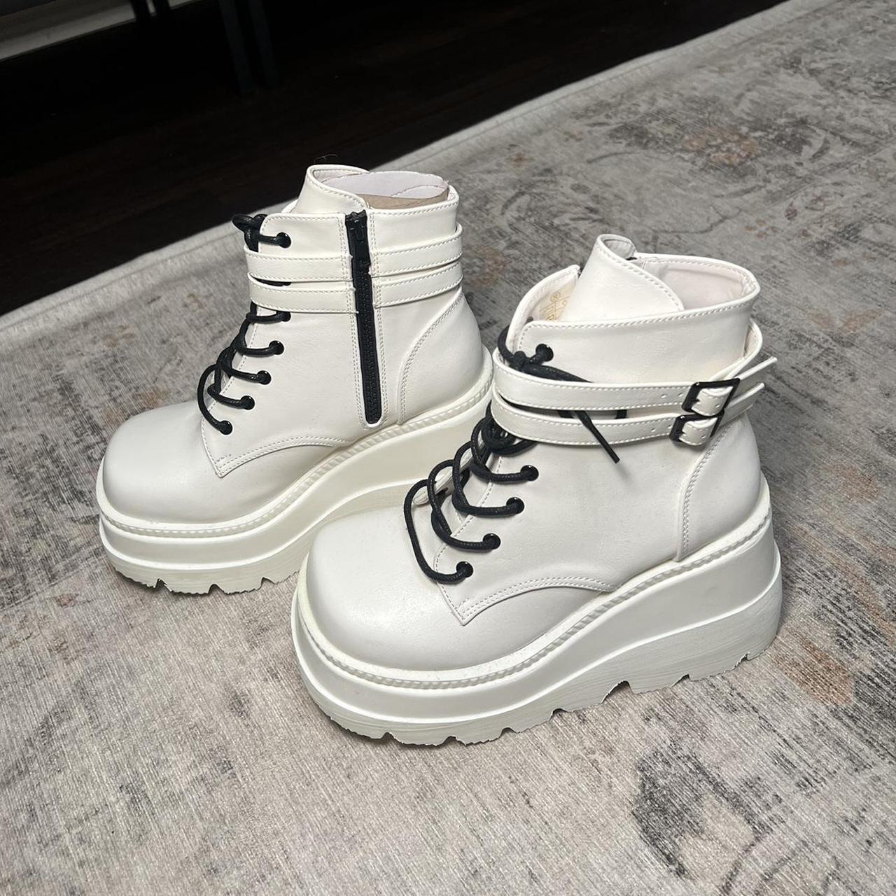 dolls kill pink platforms