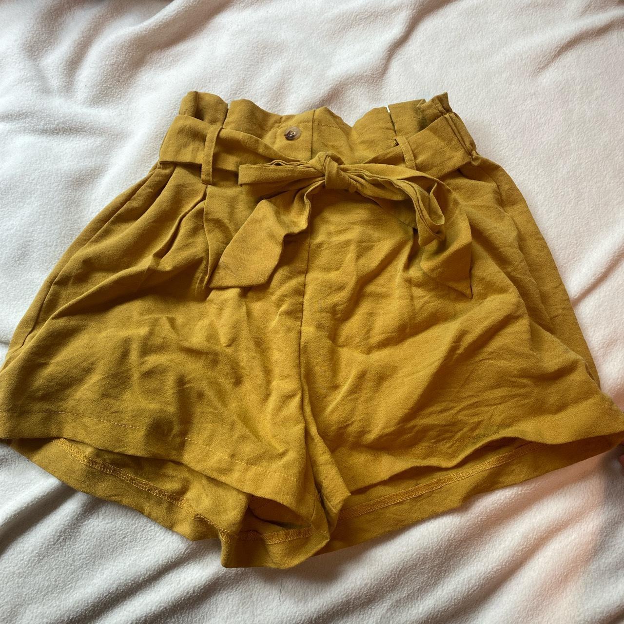 Yellow Casual Shorts Very soft and comfy... - Depop