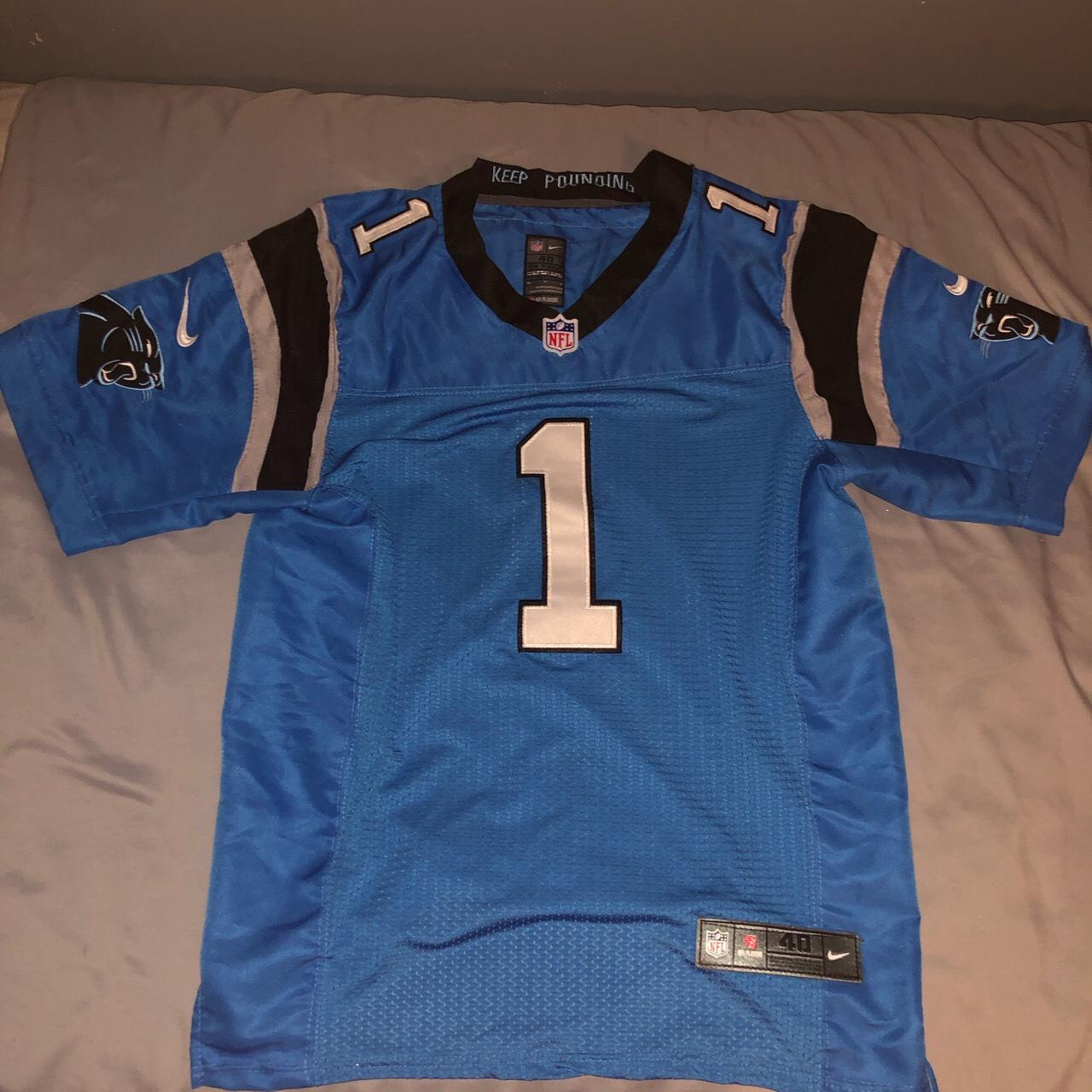 Cam Newton Carolina Panthers Nike Game Jersey – Blue – ThanoSport