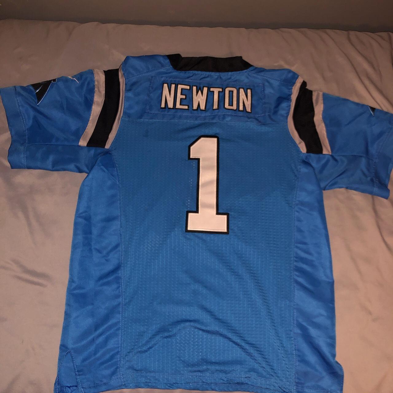 Nike Carolina panthers cam Newton jersey t shirt - Depop