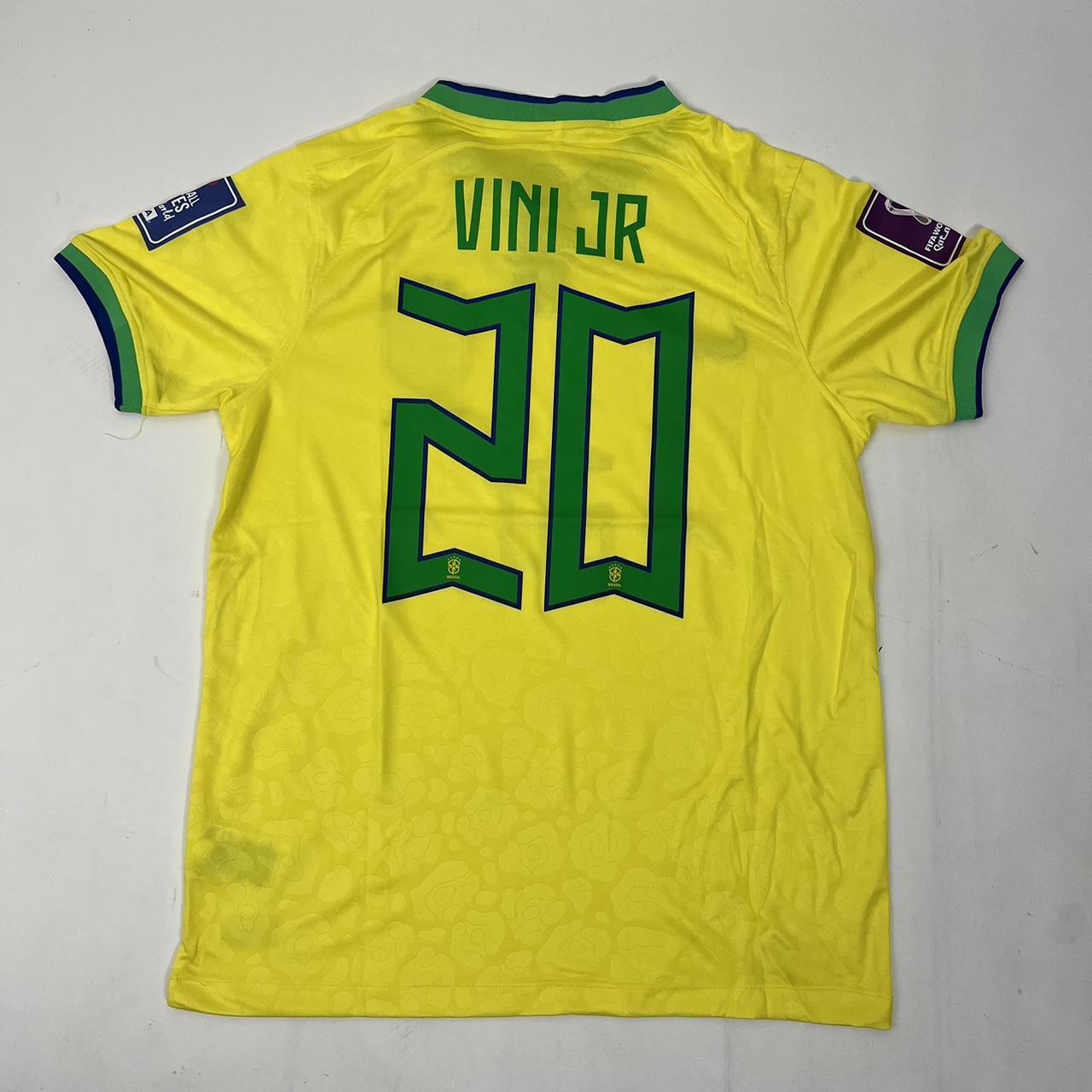 Vini Jr - Brazil International Home Jersey - Depop