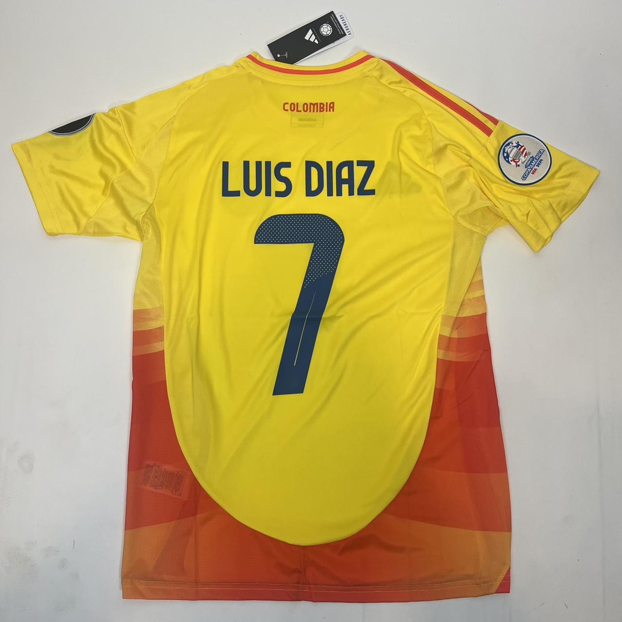 Luis Diaz Colombia Home Jersey Copa America 2024... Depop