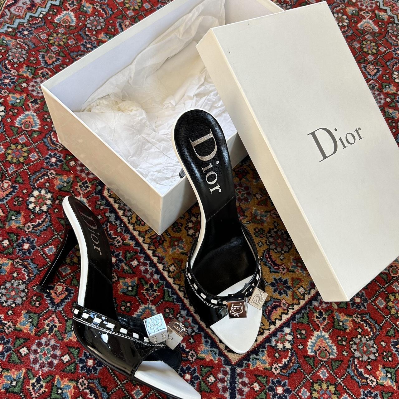 FW 2004 Christian Dior Dice Heels — unworn in - Depop