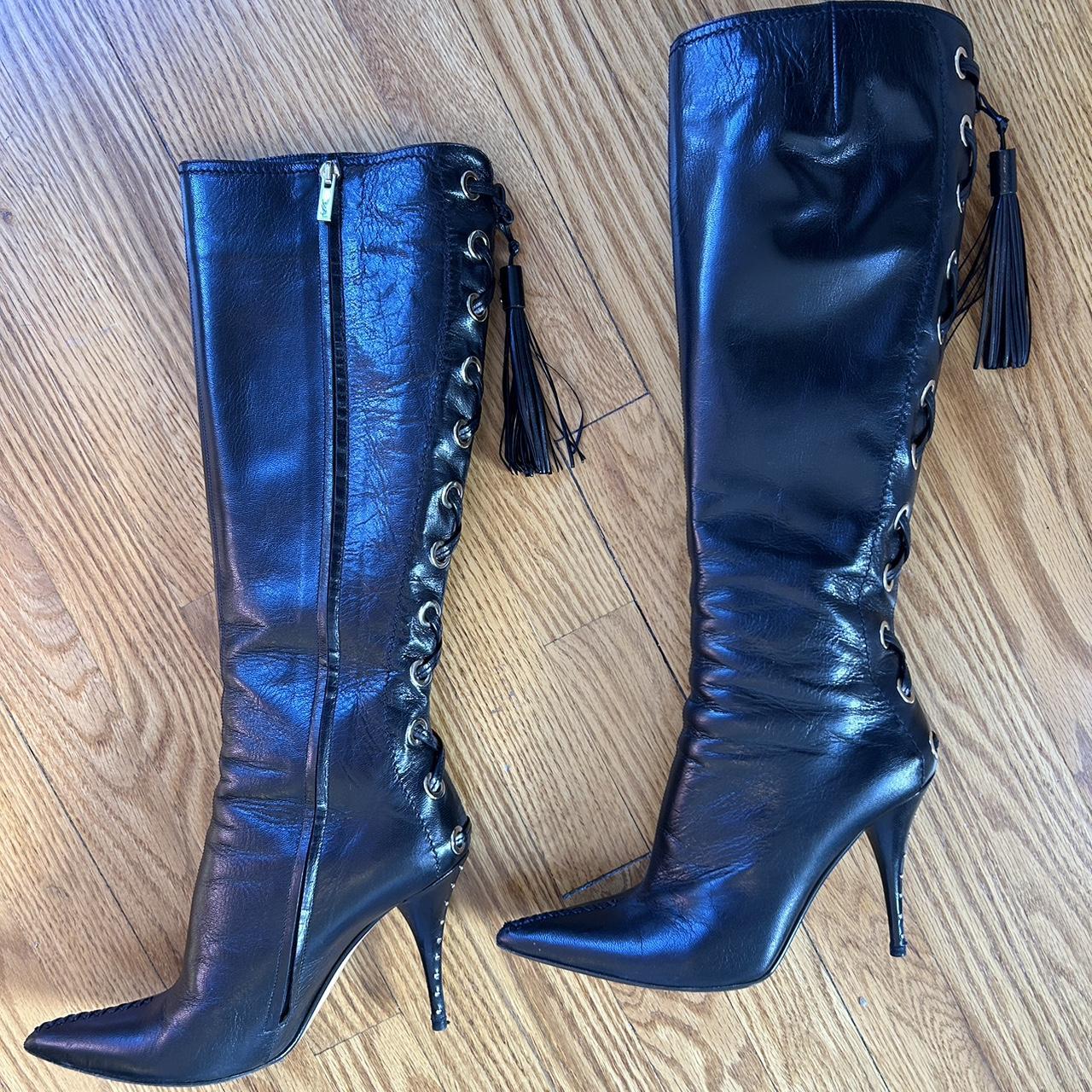 Yves saint laurent outlet boots womens