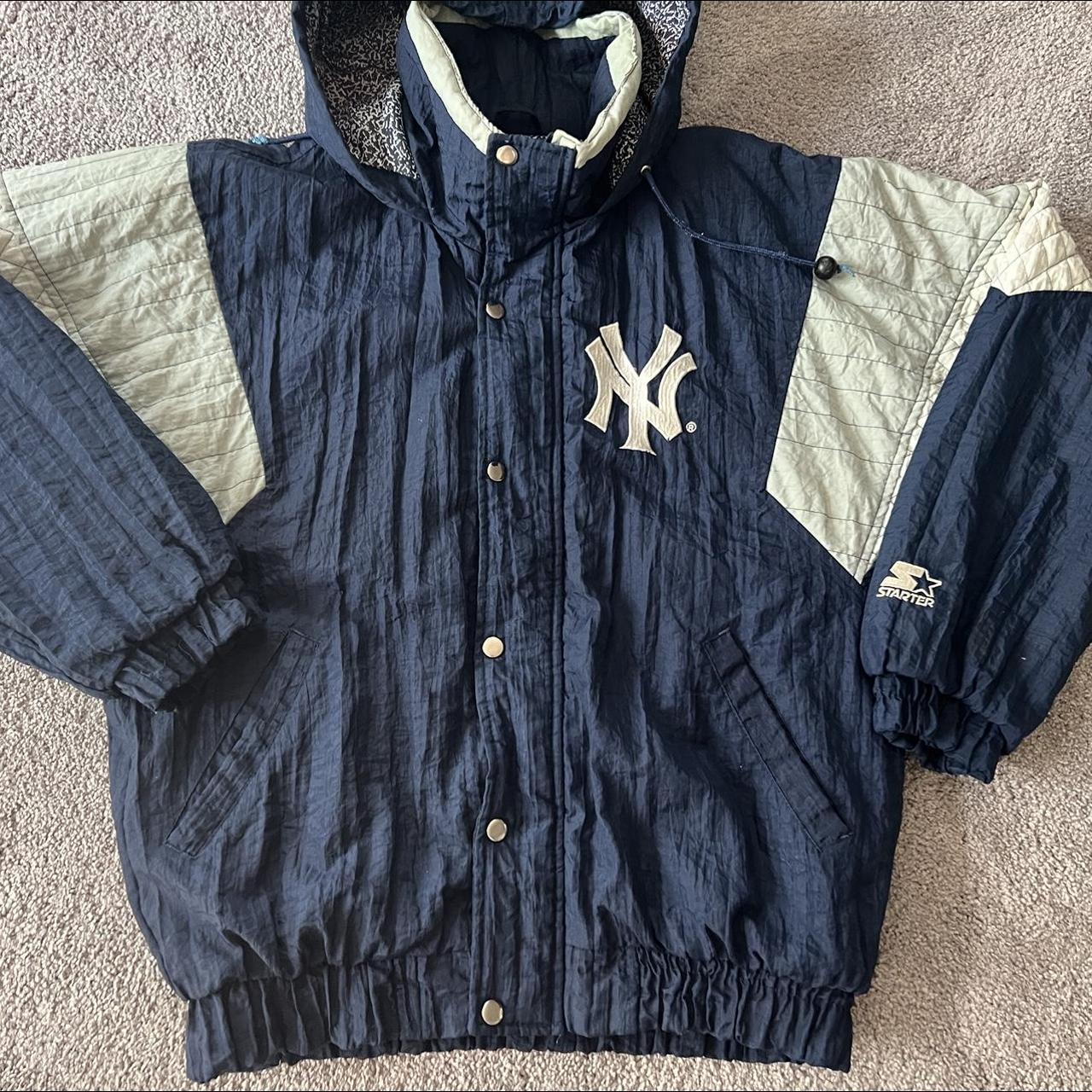 Vintage 90s New York Yankees Bomber Jacket size M - Depop