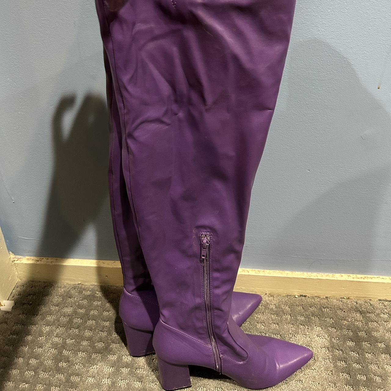 Mauve thigh outlet high boots