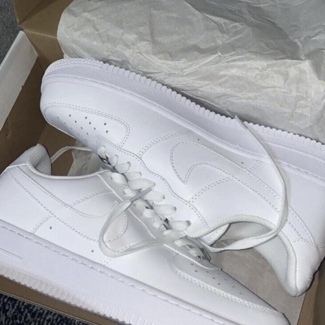 Mens Nike Air Force 1 white - Depop