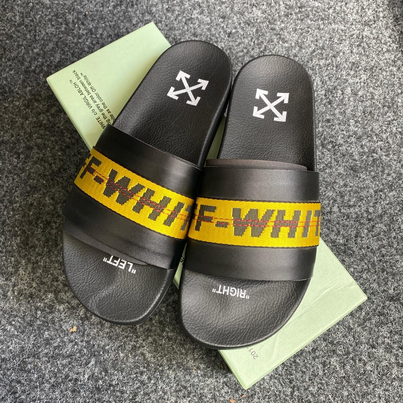 Off white hotsell industrial slides