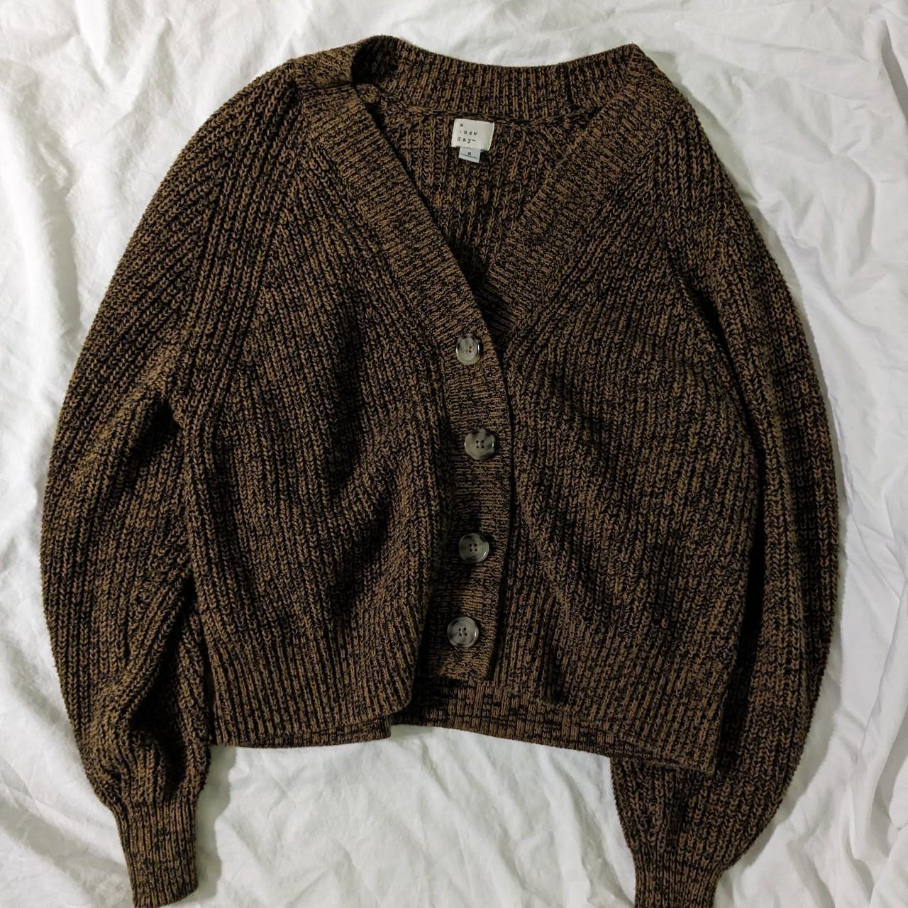 Small brown A New Day cardigan (oversized) - Depop