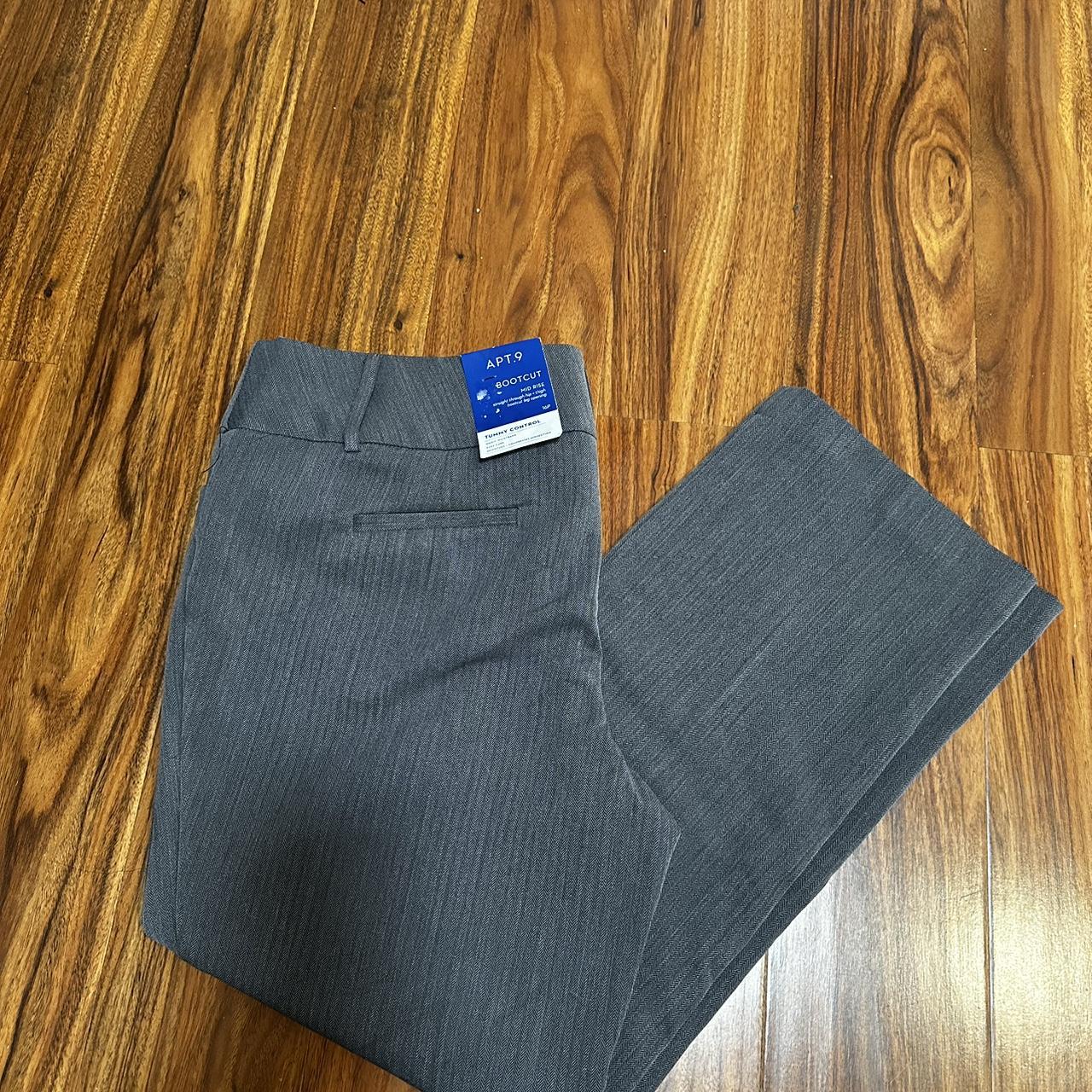 Apt.9 Petite Dress Pants (Womens 16P) - Grey New - Depop