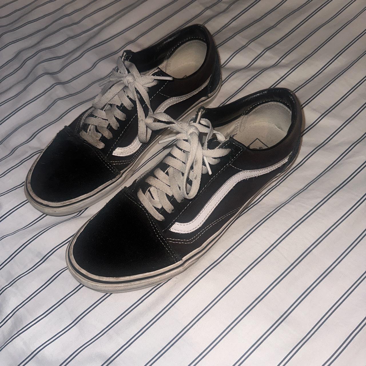 black old skl vans size: 9.5 #vans #oldskl #shoes - Depop